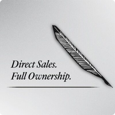 Author website shop page setup